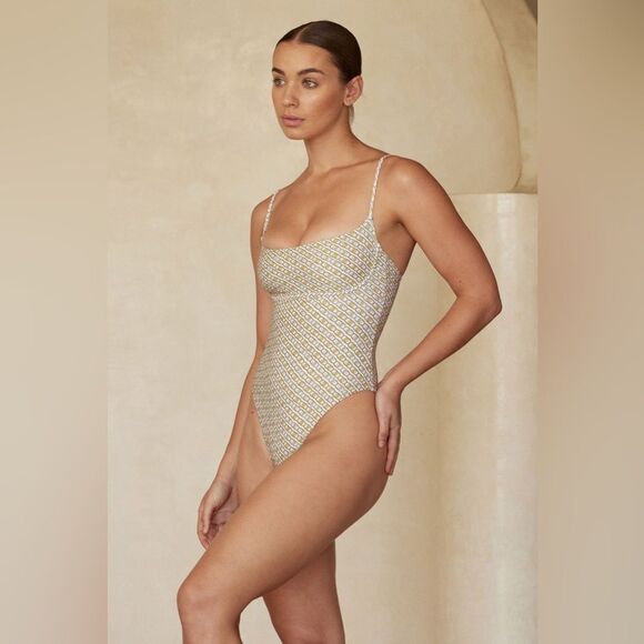 MONDAY SWIMWEAR SAUSALITO ONE PIECE - SUN LYNX GEO SIZE LARGE - Worn once! - Picture 10 of 12